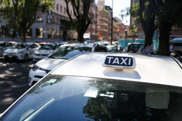 Sciopero dei TAXI a Milano