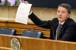 Conferenza stampa in Senato del Senatore Matteo Renzi