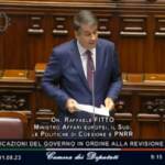 Pnrr, Fitto: “Entro 2023 avremo i 35 mld di terza e quarta rata”