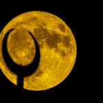 La superluna nel mondo