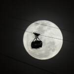 La superluna nel mondo