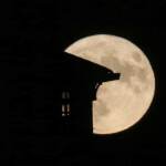 La superluna nel mondo
