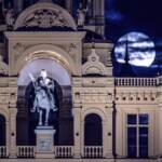 La superluna nel mondo
