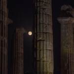 La superluna nel mondo
