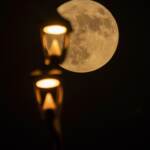 La superluna nel mondo
