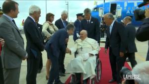 Giornata Mondiale Gioventù, Papa arrivato a Lisbona
