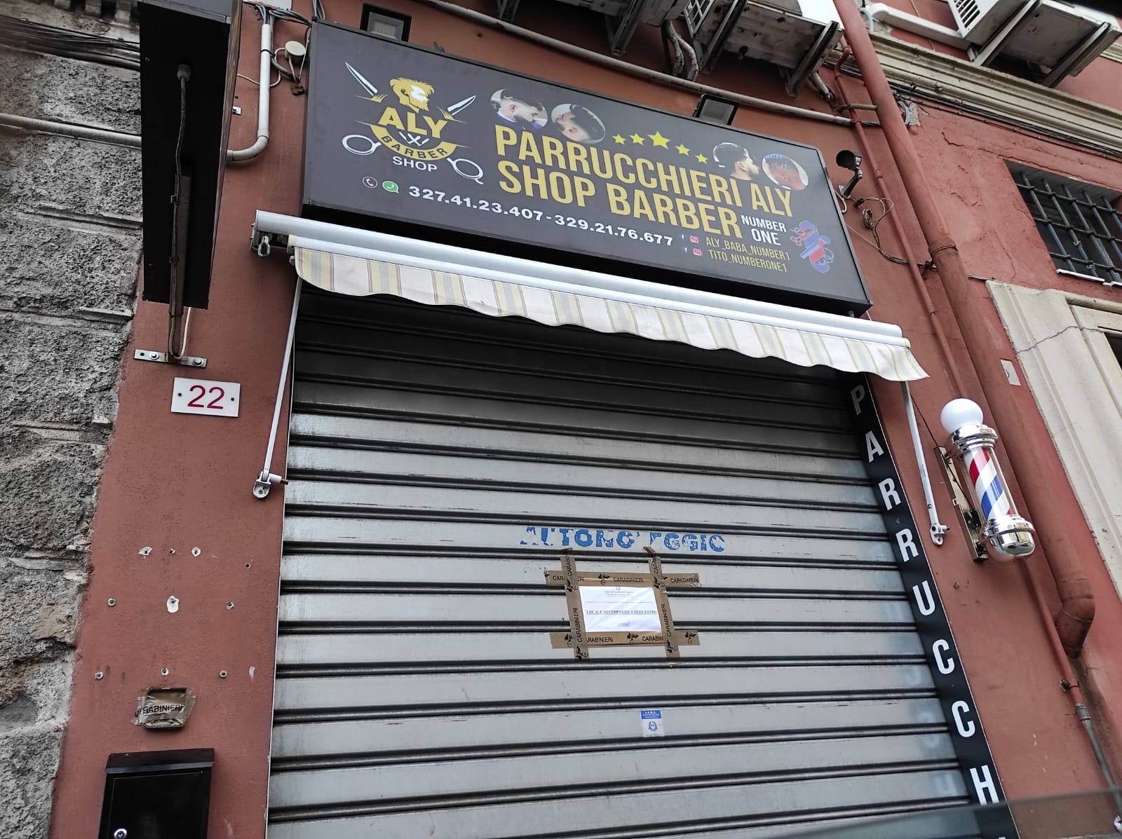 Omicidio Genova, sigilli al barber shop: interrogatorio davanti al gip