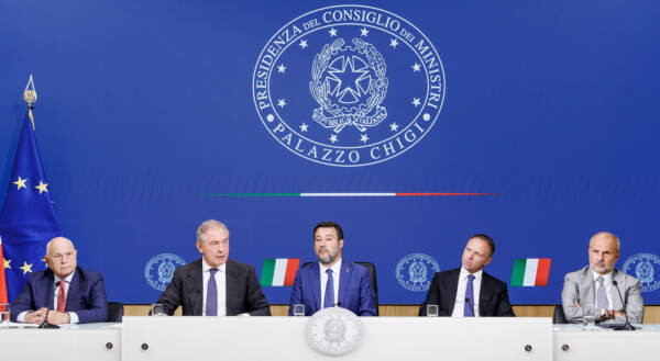 Palazzo Chigi - Conferenza stampa al termine del Consiglio dei ministri