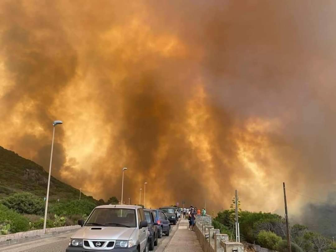 Incendi Sardegna, 600 le persone evacuate: roghi dolosi