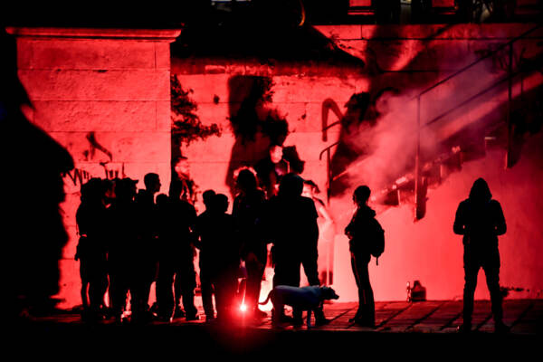 Corteo anarchici per Vincenzo Vecchi