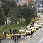Colombia, tassisti in protesta contro il caro benzina