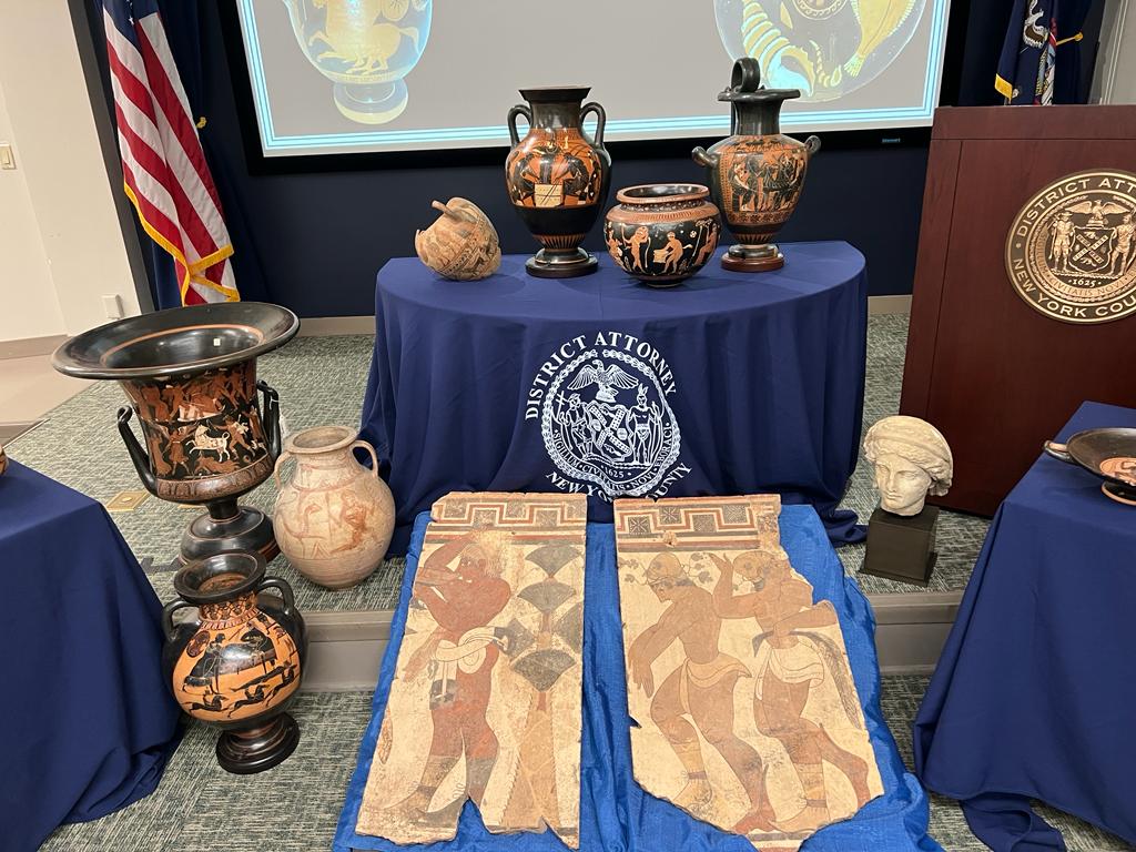 Recuperati da Usa 266 reperti archeologici italiani