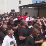 Cisgiordania, funerali di miliziano palestinese ucciso