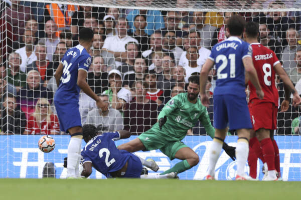 Premier League, pareggio 1-1 tra Chelsea e Liverpool