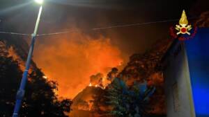 Incendi nella zona di Palermo