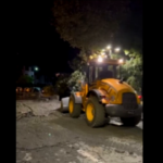 Maltempo a Bardonecchia, fango per le strade
