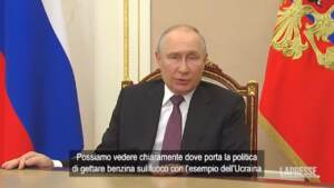 Ucraina, Putin: “L’occidente alimenta ulteriormente il conflitto in Ucraina”