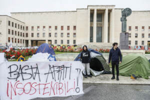 Università La Sapienza , Protesta degli studenti contro il caro affitti