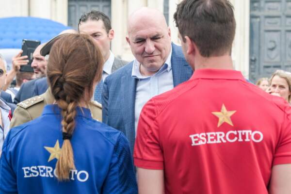 Sport in Piazza Navona con il Centro Sportivo Olimpico dell’Esercito Italiano a Roma