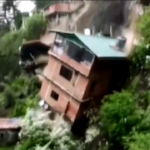 India, frane nell’Himachal Pradesh: il crollo di una casa