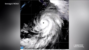 Messico, l’uragano Hilary verso la California: le immagini viste dal satellite