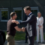 Zelensky incontra il primo ministro olandese Rutte
