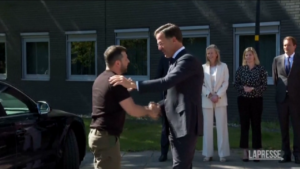 Zelensky incontra il primo ministro olandese Rutte