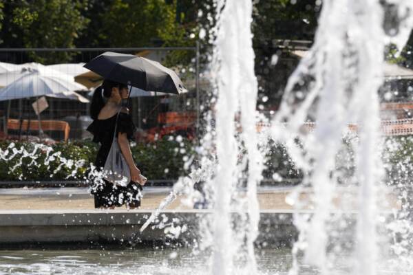 Ondata in caldo a Milano