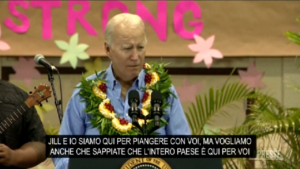 Incendi Hawaii, Biden: “Il Paese è con voi, faremo tutto il necessario”