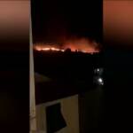 Isola d’Elba, le immagini dell’incendio