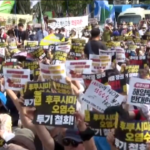 Corea, proteste contro sversamento acqua radioattiva trattata di Fukushima
