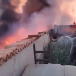 Siracusa, a fuoco un campo di sterpaglie
