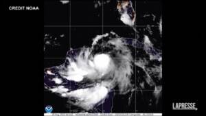 Cuba, arriva tempesta tropicale Idalia: le immagini dal satellite