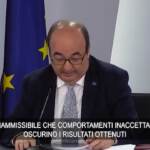 Caso Rubiales, ministro Sport spagnolo: “Comportamenti inaccettabili”