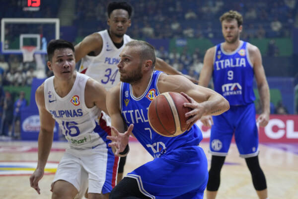 Mondiali basket, Filippine-Italia 83-90: azzurri alla seconda fase