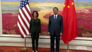 Cina, segretaria al Commercio Usa incontra vicepremier