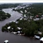 Florida, la devastazione dell’uragano Idalia ripresa dal drone