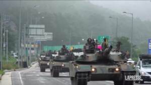 Corea del Sud, esercitazioni militari a Cheorwon