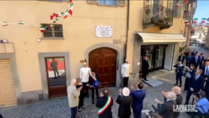 Torre Pelice, Mattarella inaugura targa dedicata ad Altiero Spinelli