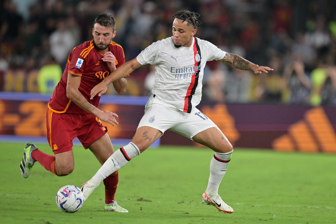 Serie A, Roma-Milan 1-2: Giroud e Leao piegano i giallorossi