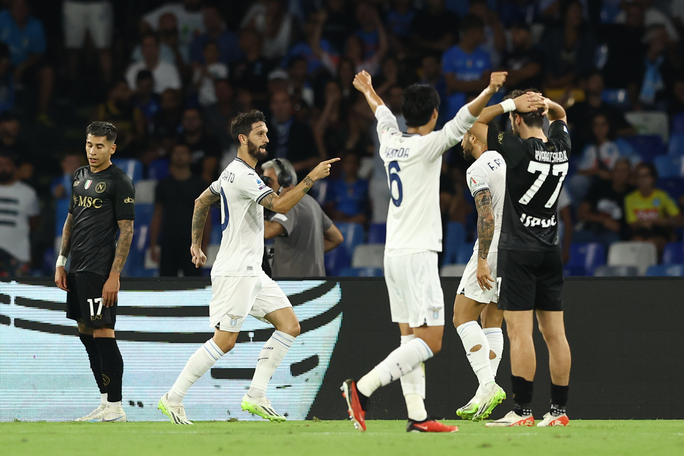Napoli-Lazio 1-2, colpo dei biancocelesti al ‘Maradona’