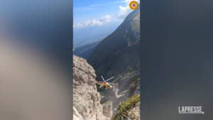 Teramo, 2 alpinisti salvati da Soccorso Alpino e Speleologico