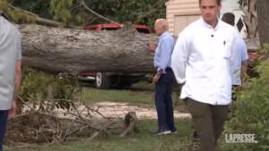 Usa, Biden in Florida nei luoghi colpiti dall’uragano Idalia