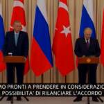 Grano, Putin: “Pronti ad accordo se tolte sanzioni sull’export”