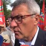Brandizzo, Landini alla manifestazione a Vercelli: “E’ il sistema appalti che va cambiato”