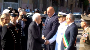 Otto settembre, alla commemorazione Mattarella, Crosetto e Gualtieri