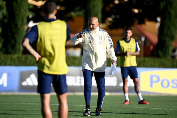 Coverciano - Allenamento della Nazionale Italiana di calcio