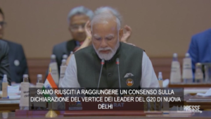 G20, Modi tra gli applausi: “Adottata dichiarazione finale del vertice”