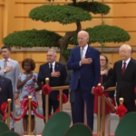 Vietnam, cerimonia di accoglienza per Biden a Hanoi