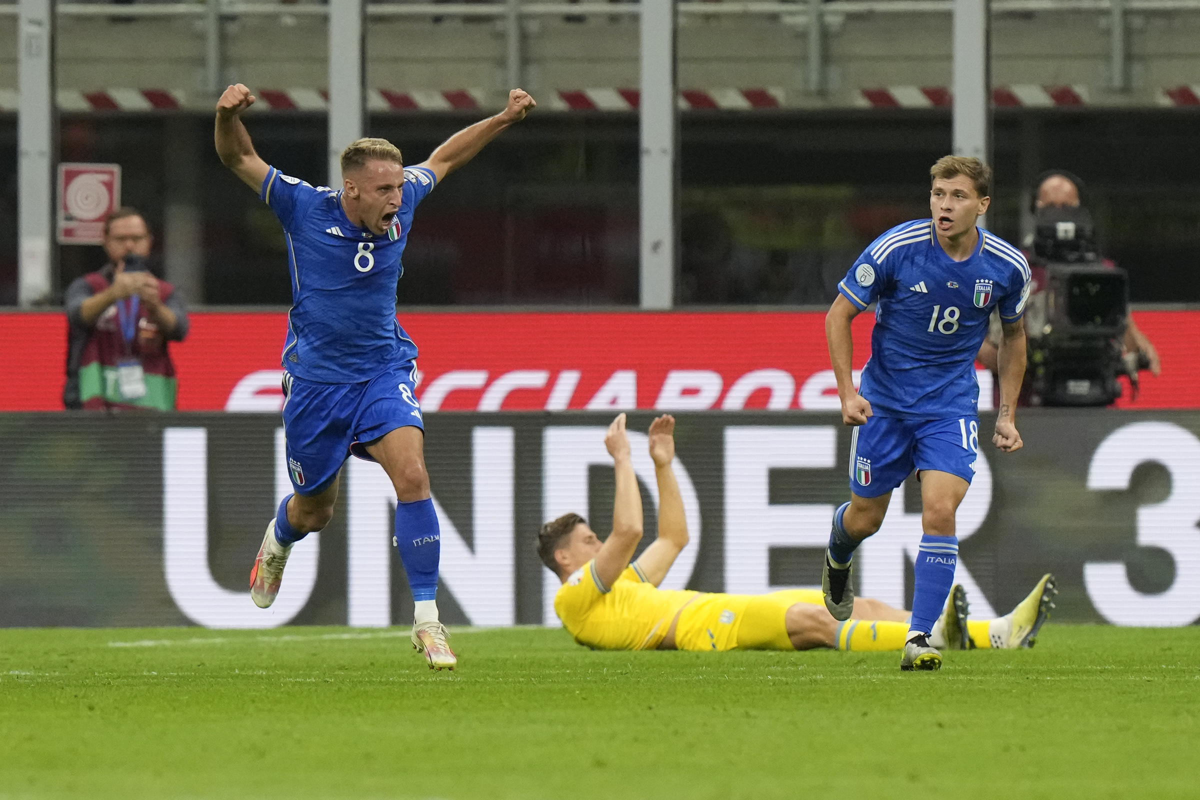 Euro 2024, l’Italia piega l’Ucraina 2-1 con super Frattesi
